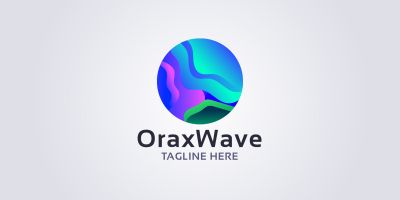 Orax Wave Letter O Logo