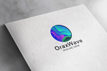 Orax Wave Letter O Logo Screenshot 2
