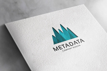 Meta Data Letter M Pro Logo Screenshot 2