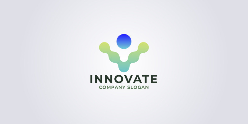 Letter I Innovation and Imagination Logo