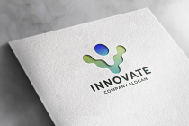 Letter I Innovation and Imagination Logo Screenshot 2