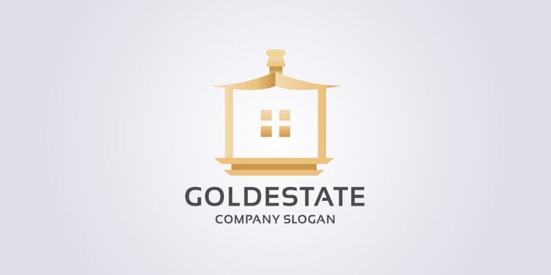 Gold Real Estate Logo