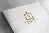 Gold Real Estate Logo Screenshot 2