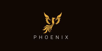 Phoenix Freedom Creative Logo Template 