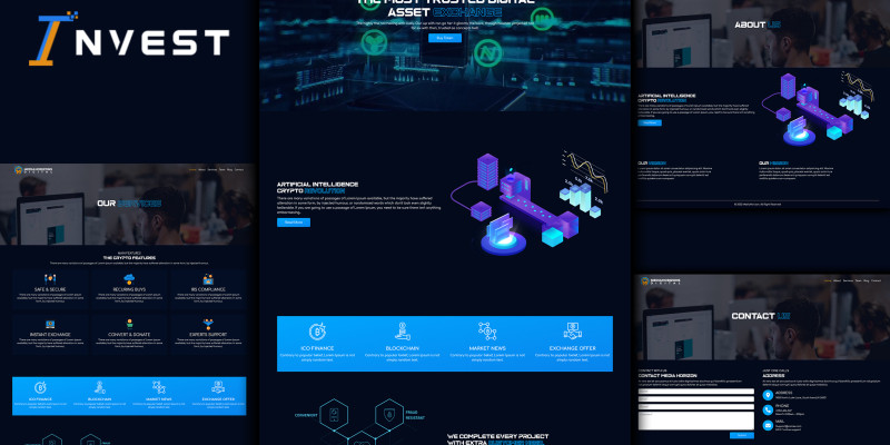 Invest Theme Bootstrap 5 Theme