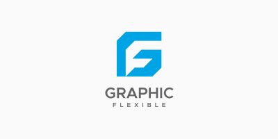 Letter GF FG Logo Template