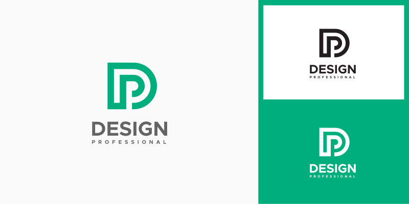 Letter DP PD Logo Template