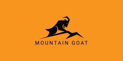 Mountain Goat Logo Template 