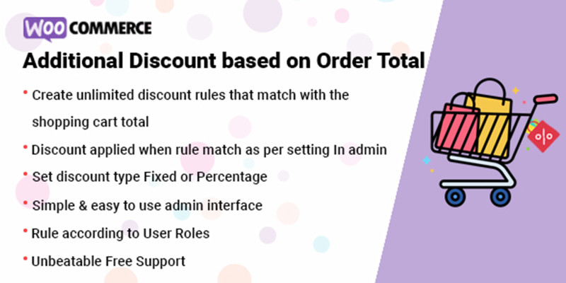 Additional Discount Based On Order WooCommerce