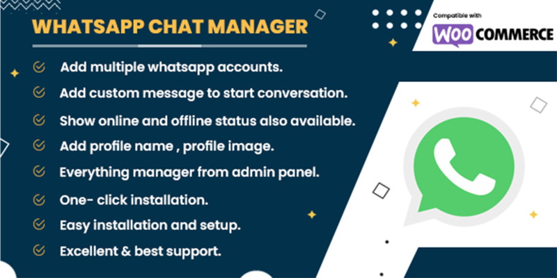 WhatsApp Chat Manager - WooCommerce Plugin