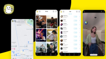Snapchat Clone Stories Sharing Flutter UI Kit  Screenshot 1