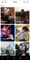 Snapchat Clone Stories Sharing Flutter UI Kit  Screenshot 5