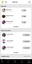 Snapchat Clone Stories Sharing Flutter UI Kit  Screenshot 6