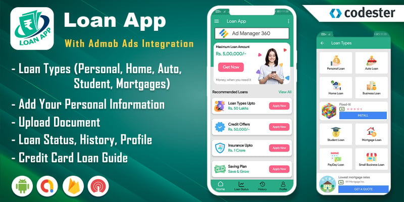  Loan App - Credit App Android Source Code