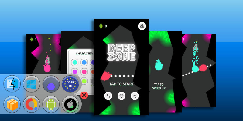 Deep Zone - Buildbox Game