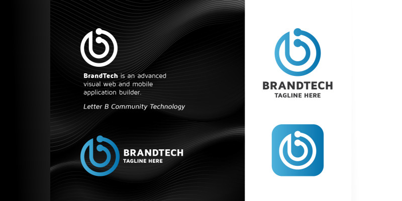 Brand Tech - Letter B Logo