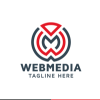 Web Media Letter W and M Logo