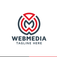 Web Media Letter W and M Logo