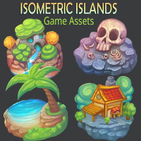 10- Isometric Islands Game Assets