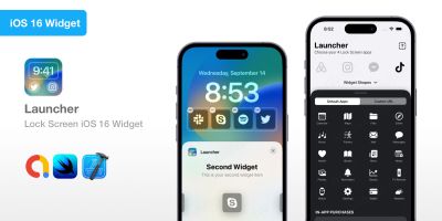 Launcher for iOS 16 Lock Screen
