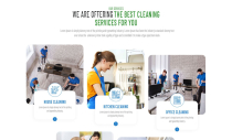 Cleaning Website UI Adobe Photoshop  Screenshot 4
