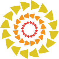 Abstract Sun Logo