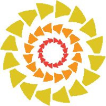 Abstract Sun Logo Screenshot 1