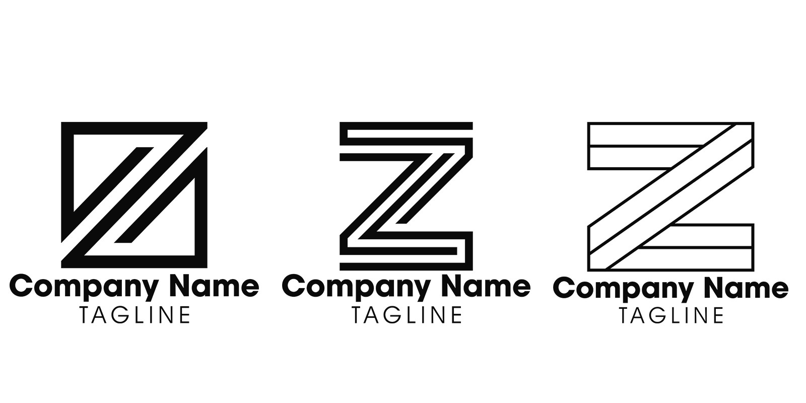 Modern Minimalist Z Letter Logo Design by WartenWeg Codester