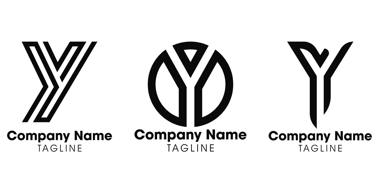 Modern Minimalist Y Letter Logo Design by WartenWeg Codester