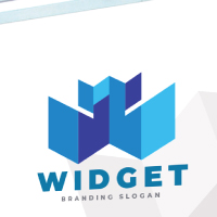 Web Application and Web Hosting W Logo