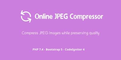 Online JPEG Compressor PHP