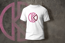 Modern Minimalist K Letter Logo Design Screenshot 1