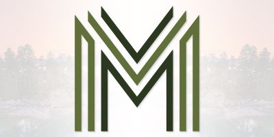 Modern Minimalist M Letter Logo Design