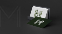 Modern Minimalist M Letter Logo Design Screenshot 2