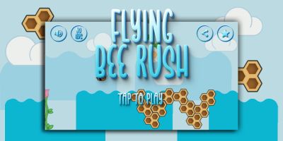 Flying Bee Rush - Buildbox Template