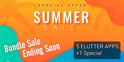 Summer Sale - 5 Flutter Apps Bundle