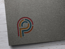 Modern Minimalist P Letter Logo Design Screenshot 4