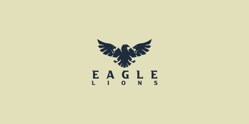 Eagle Lions Logo Template 