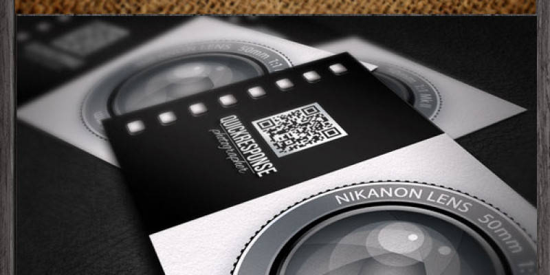 Black White Photography Business Card