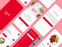 Foodie Food Delivery App Design Figma Template Screenshot 1