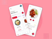 Foodie Food Delivery App Design Figma Template Screenshot 2