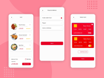 Foodie Food Delivery App Design Figma Template Screenshot 3