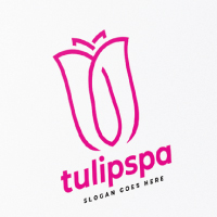 Floral Tulip Spa Logo