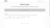 Word Counter PHP Script Screenshot 1