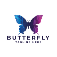 Butterfly Pixel Pro Logo