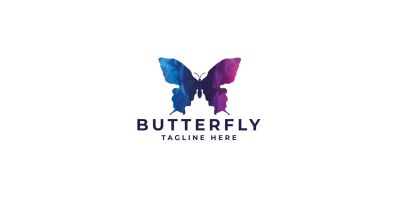 Butterfly Pixel Pro Logo
