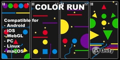 Color Run - Unity Game With AdMob Ads