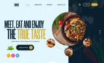 Things Food Template - UI Adobe Photoshop Screenshot 1