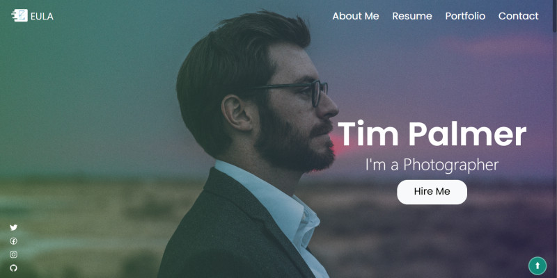 Eula - Personal Portfolio Template