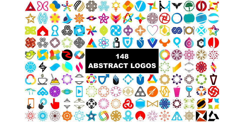 148 Abstract Template Logos